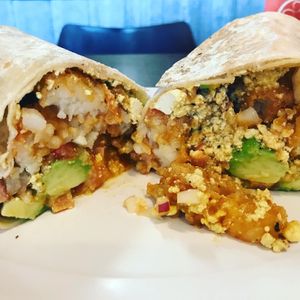 OMG! The breakfast burrito is Amazing😋 at The Happy Hooligans in San Jose
