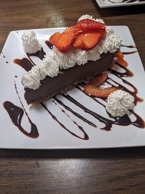 Chocolate ganache - slight coconut flavor. at The Happy Hooligans in San Jose