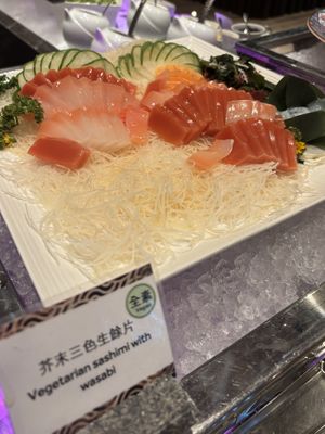 Sashimi  at Kyo Kyo Vegetarian Restaurant - 京享蔬食百匯餐庁 in Kaohsiung