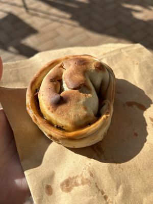 Mushroom empanada   at Aurora Argentinian Bakery in Wellington