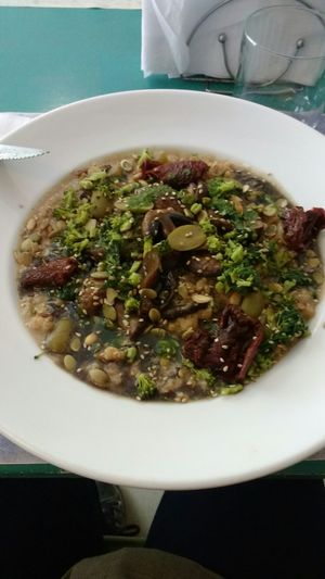 Risotto with mushrooms at Chirimoya in Salta