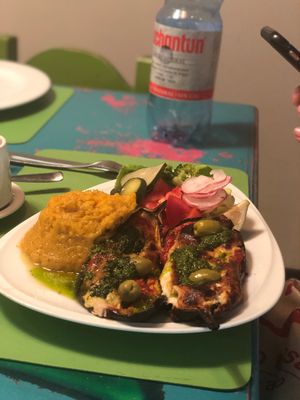 Aubergine  at Chirimoya in Salta