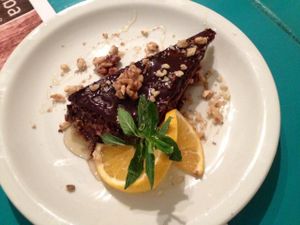 dessert at Chirimoya in Salta