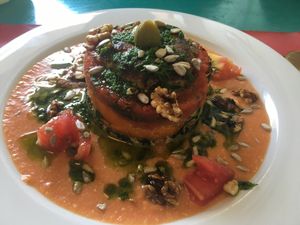 Vegan lasagna  at Chirimoya in Salta