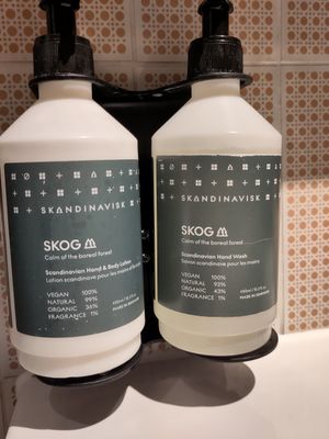 Even toilet's hand soap is 100% vegan! 🤣 at Yeotown - Queen's Gardens in West London