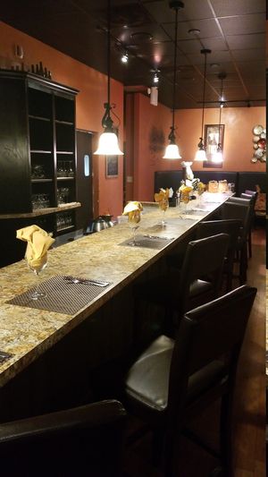 Large setting at Istanbul Restaurant in Williamsburg