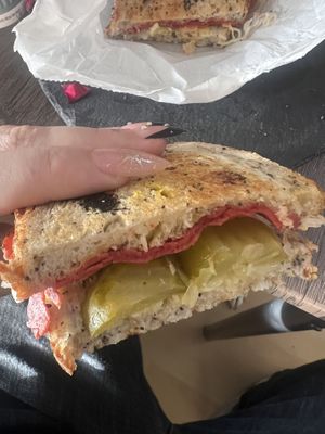 Vegan Reuben   at Dandelion  in Hastings