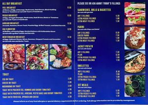 Menu at Cwtch Cafe - YMa Pontypridd in Pontypridd