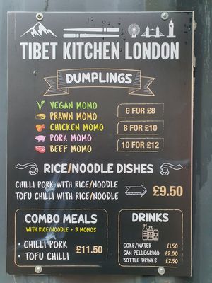  at Tibet Kitchen in East London