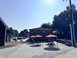 Outside Micheal’s Dairy. Great spot to get creamy vegan ice cream, loads of non vegan flavors.   at Michael's Dairy in New London