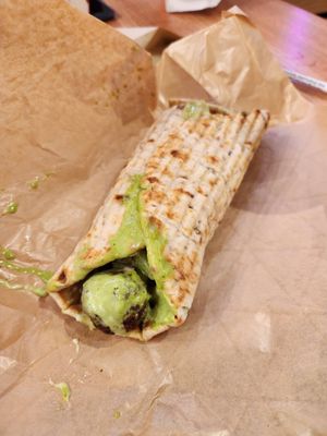 Falafel pita! at IAD - CAVA - CB in Dulles