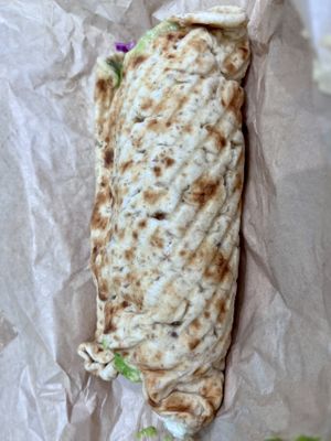 Falafel pita  at IAD - CAVA - CB in Dulles