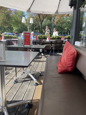 Seating  at Café Landtmann in Vienna