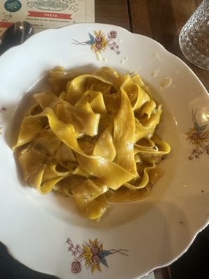 My pasta with barely any sauce !! Very plain   at Prosta Pasta Fresca in Krakow