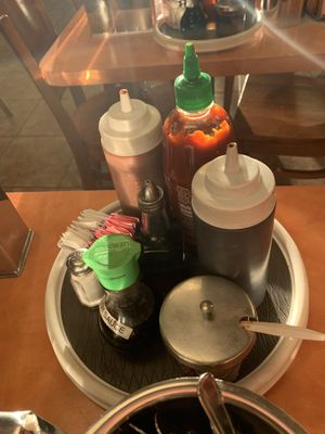 Standard on every table at Com Tam Thuan Kieu in Tucson