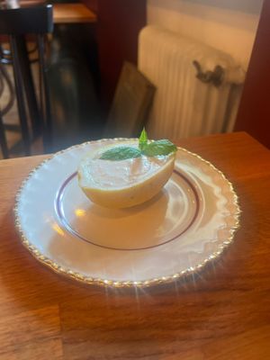 Lemon posset  at Goose in Malmo