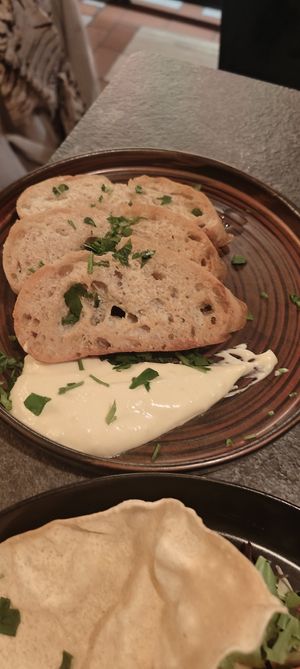 Garlic bread at Goose in Malmo