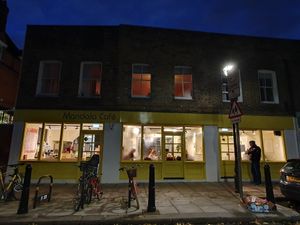 Full café front at Mandala Café in East London