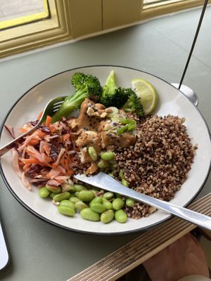   at Mandala Café in East London