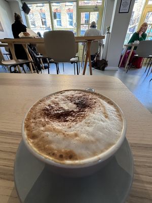   at Mandala Café in East London