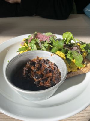   at Mandala Café in East London