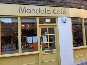 Mandala Café,  Roman Road, London at Mandala Café in East London