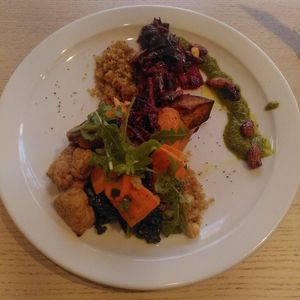 . at Mandala Café in East London