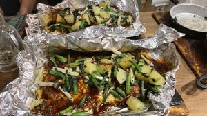   at Izakaya Fuwatoro - Umeda Okonomiyaki in Osaka