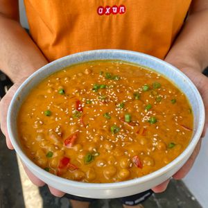 Chickpea Curry at Veganize Bohol in Tagbilaran