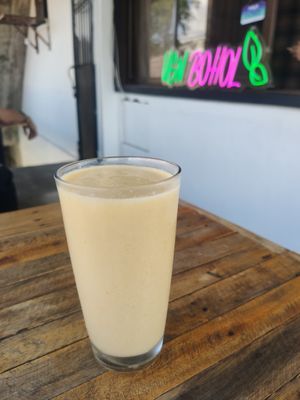 Mango shake at Veganize Bohol in Tagbilaran