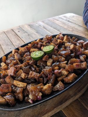 Sisig at Veganize Bohol in Tagbilaran