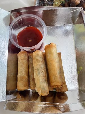 Lumpia   at Veganize Bohol in Tagbilaran