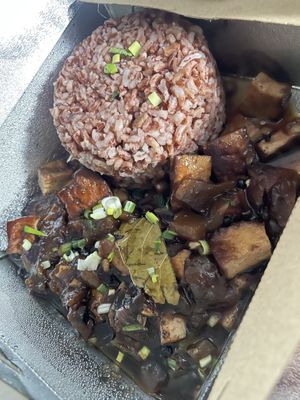 Adobo  at Veganize Bohol in Tagbilaran