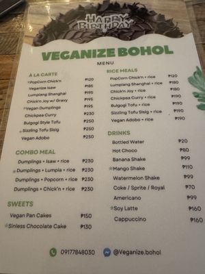   at Veganize Bohol in Tagbilaran