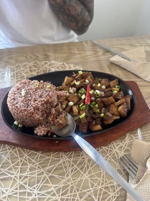 Vegan Sisig  at Veganize Bohol in Tagbilaran