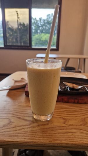 mango shake at Veganize Bohol in Tagbilaran
