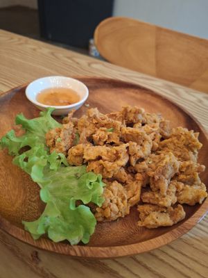 Popcorn chicken at Veganize Bohol in Tagbilaran