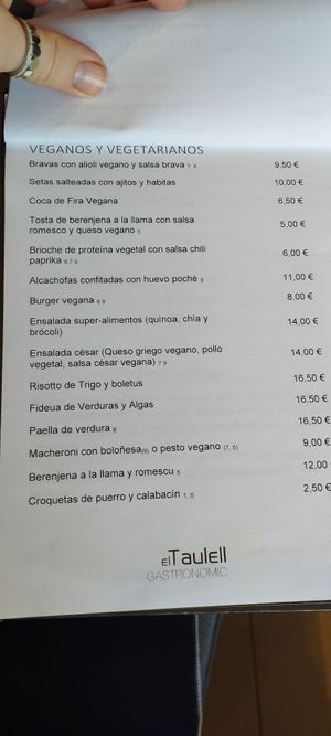  at El Taulell Gastronomic in Ontinyent