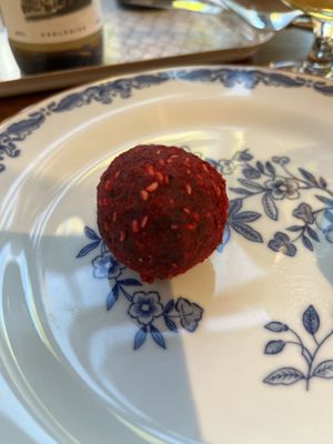 Raspberry balls   at Konsthallen in Stockholm