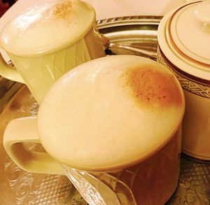 Vegan Soy Cappuccinos  at Vienna Restaurant and Historic Inn in Southbridge