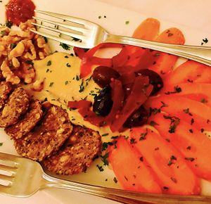 Complementary Vegan Appetizer  at Vienna Restaurant and Historic Inn in Southbridge