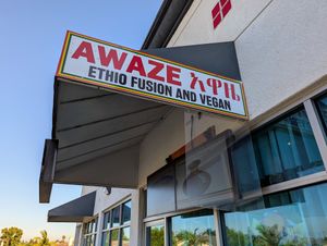 Yum factor 10. at Awaze Ethio Fusion in Artesia