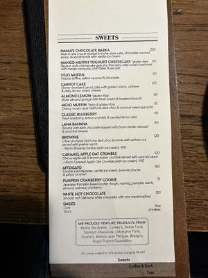 Menu  at Luka - Bangkok in Bangkok