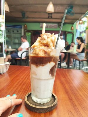 Coconut coffee #Veganuary at Buttercup by Rosie's Cafe  in Hoi An