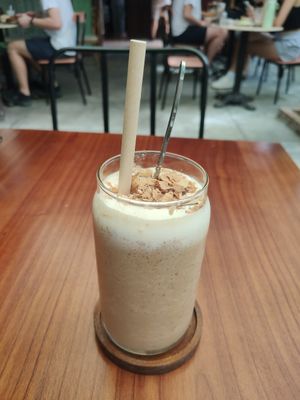 Frappe with caramel and non diary cream #Veganuary at Buttercup by Rosie's Cafe  in Hoi An