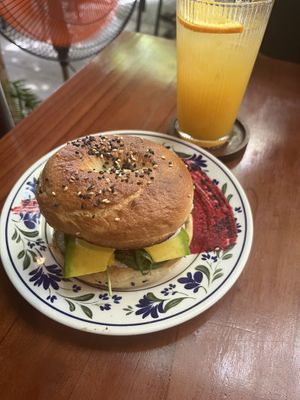 avocado sandwich and orange juicee  at Buttercup by Rosie's Cafe  in Hoi An