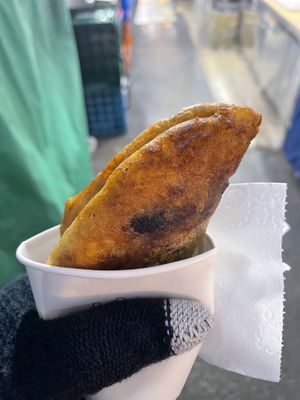 Vegan Hotteok (always confirm no egg no milk in dough)  at Kwangjang Market in Seoul