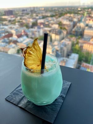 Skylark cocktail (minty)   at Skyline Bar - Radisson Blu in Riga
