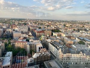 Views of the city from the bar   at Skyline Bar - Radisson Blu in Riga