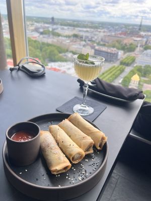   at Skyline Bar - Radisson Blu in Riga